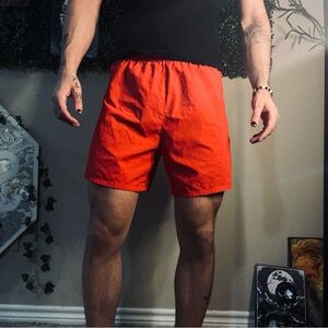 Nike Red Dri-Fit running 5 in shorts